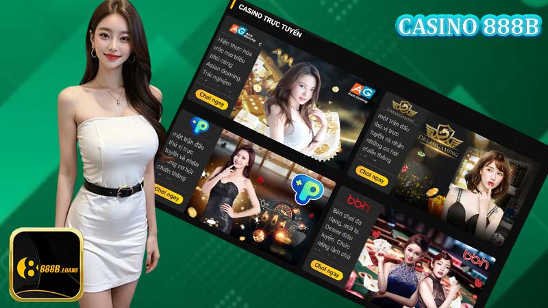 888b liên kết với các sảnh live casino uy tín nhất hiện nay